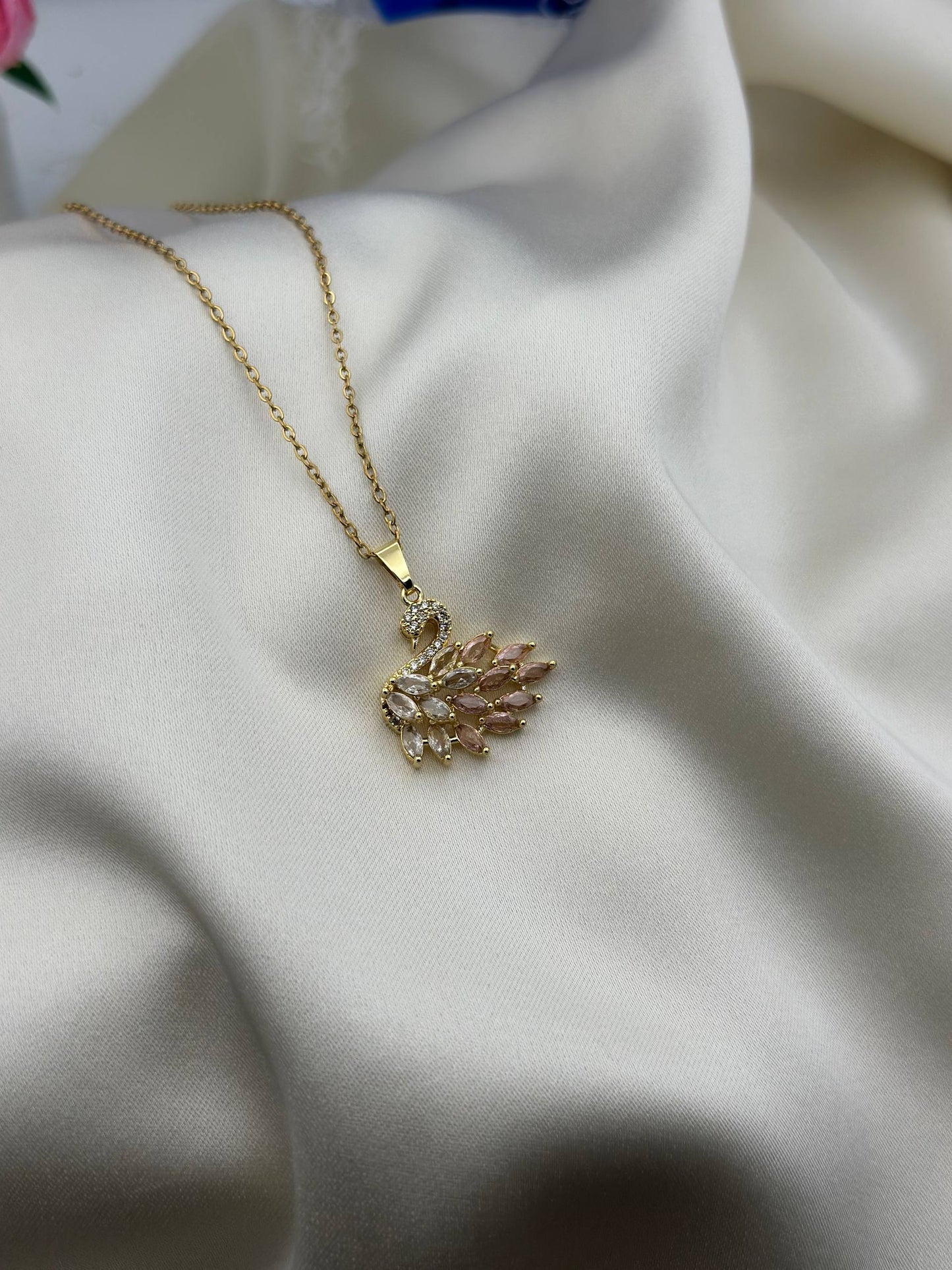 Chaine SWAROVSKI - Acier