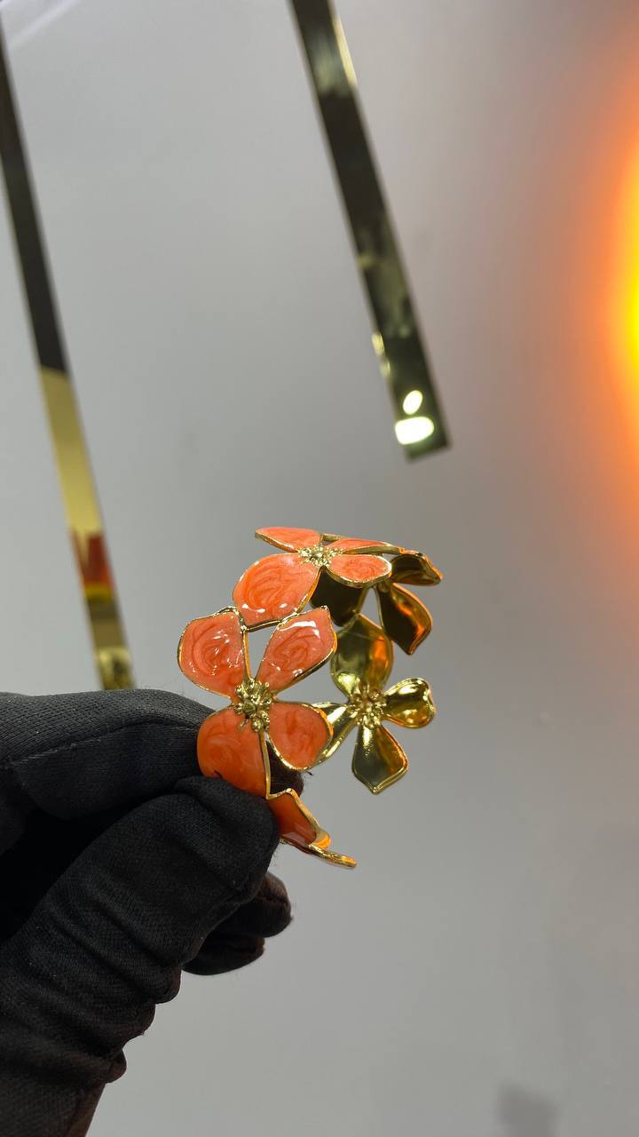 Bracelet Floral - Acier - Coloré