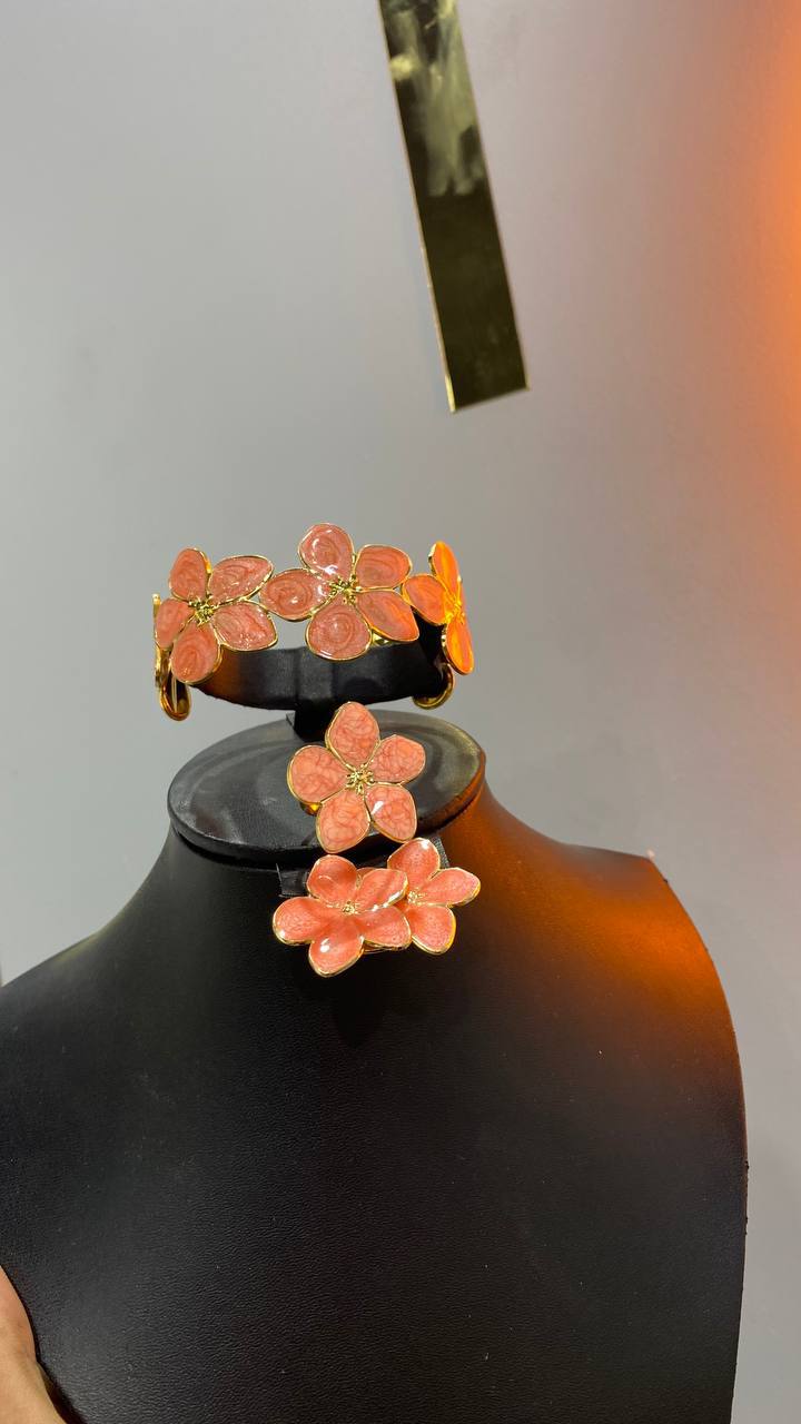 🌸✨ Parure Flora 3pcs ✨💎