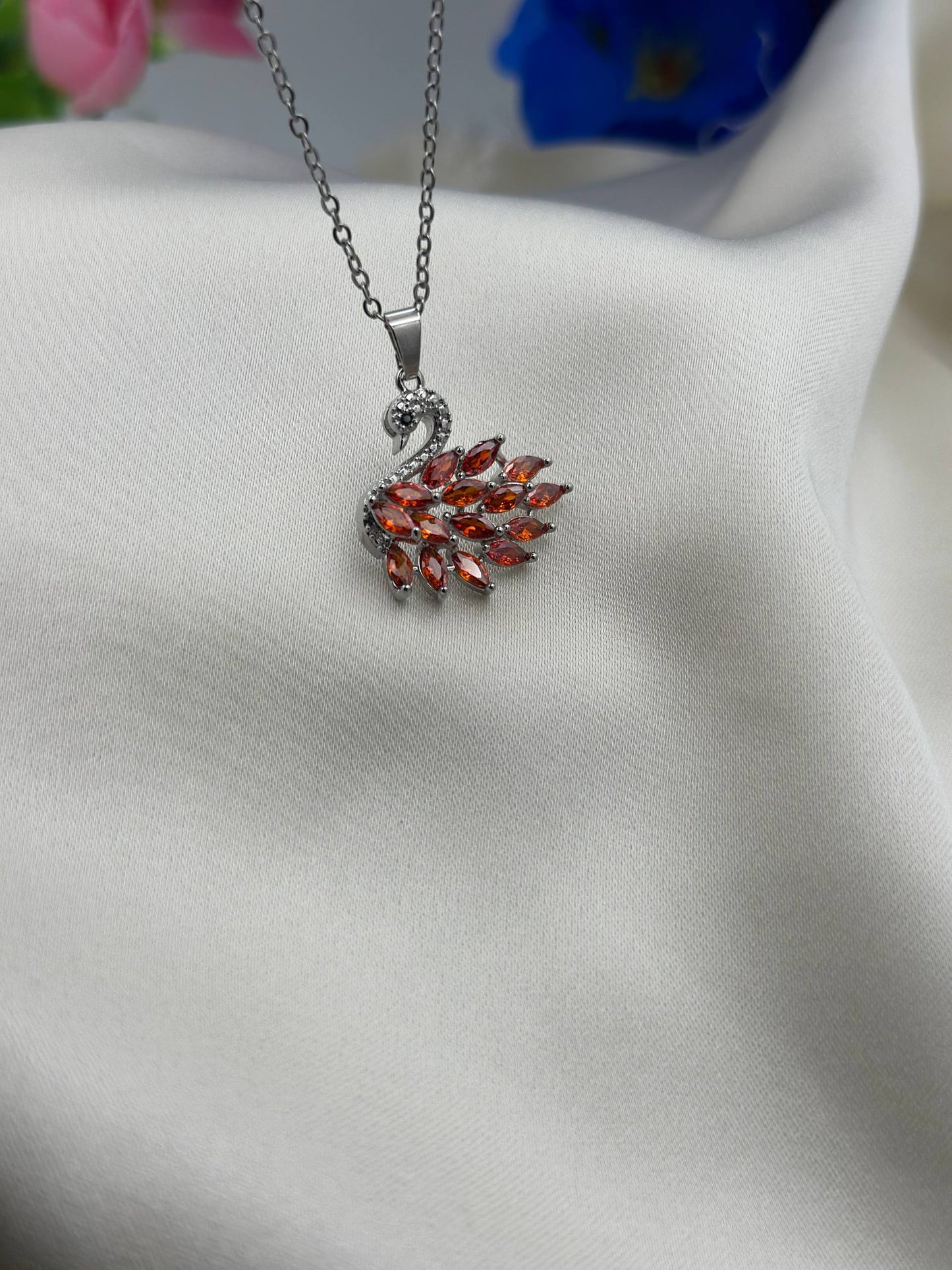 Chaine SWAROVSKI - Acier