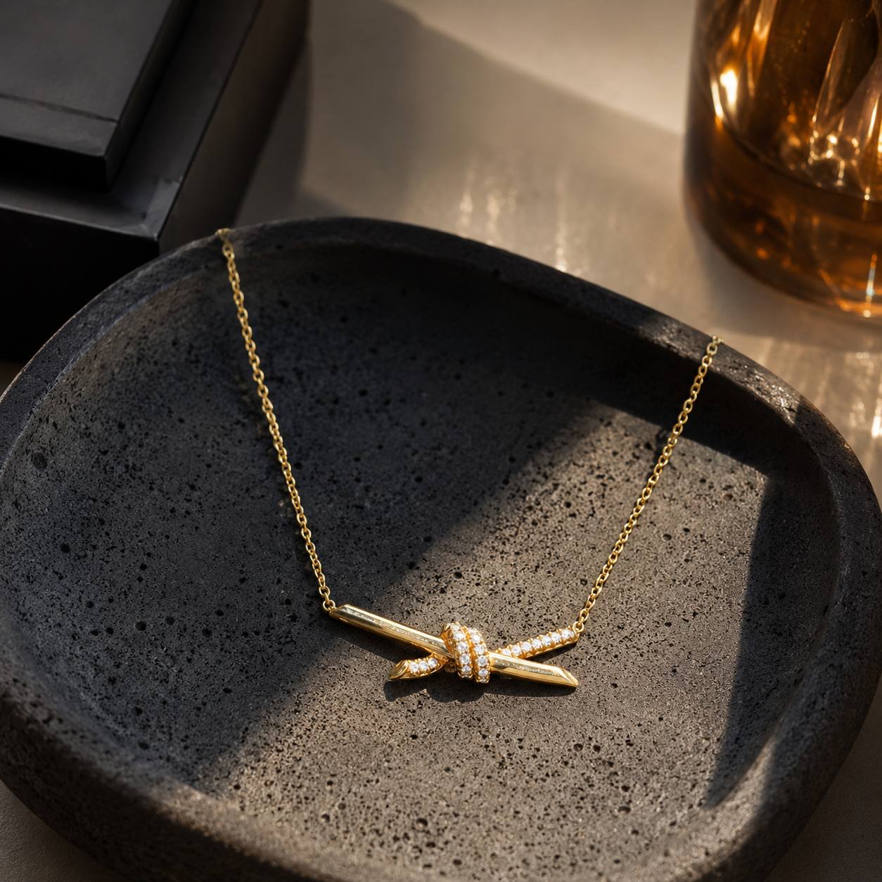 Chaine Tiffany Knot - Acier