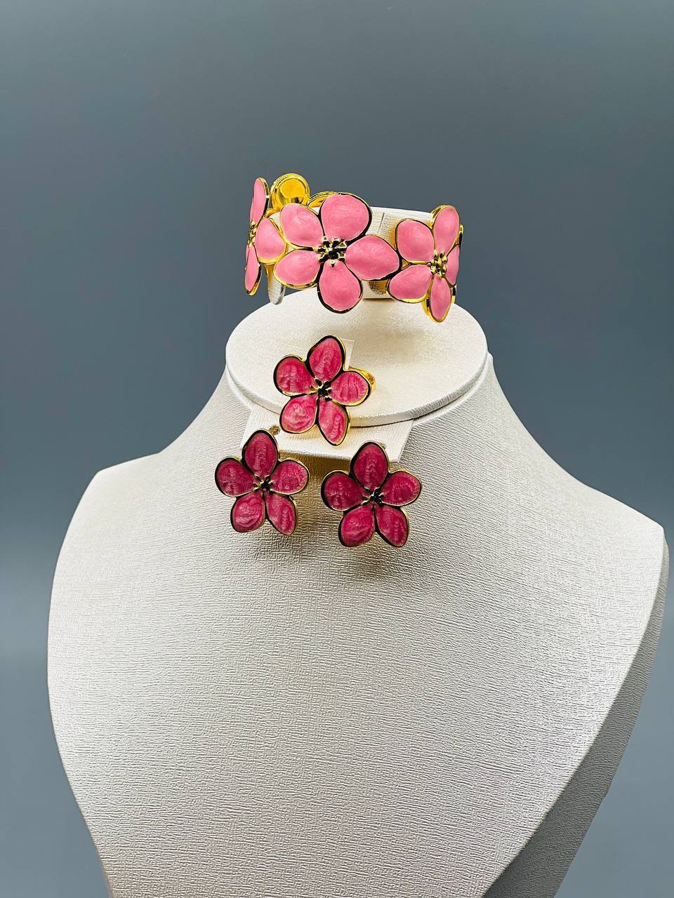 🌸✨ Parure Flora 3pcs ✨💎