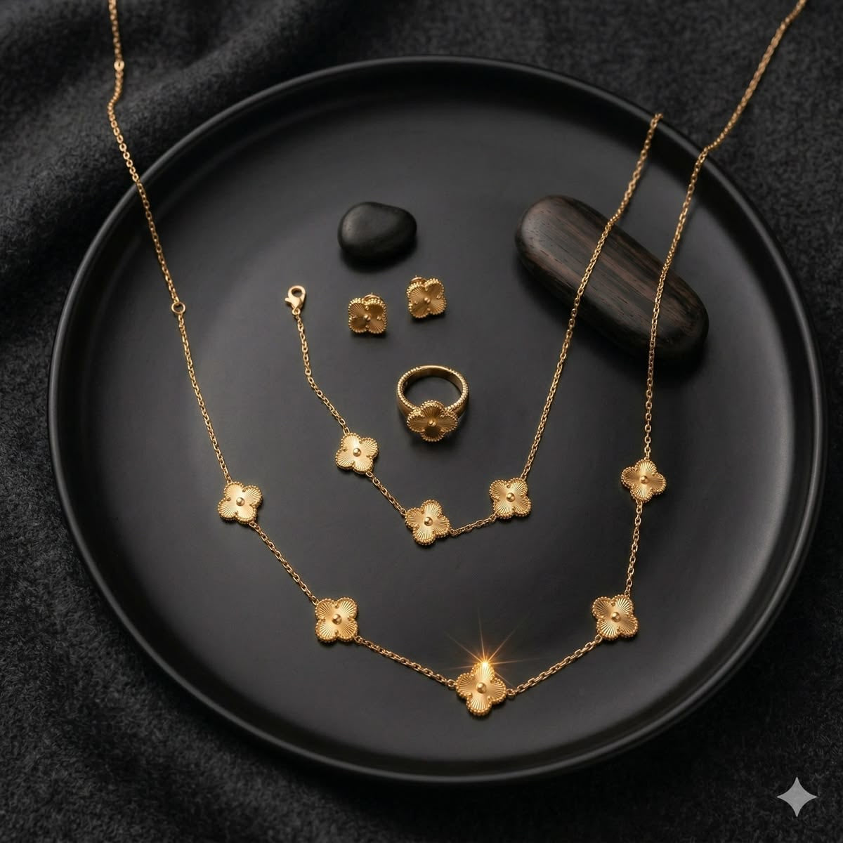 Ensemble 4pcs Van Cleef - Acier