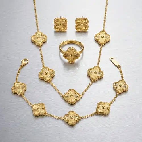 Ensemble 4pcs Van Cleef - Acier