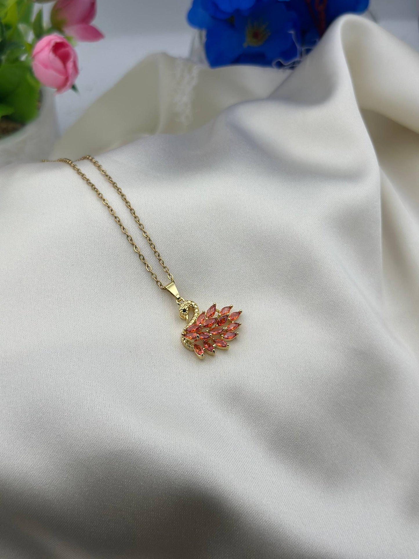 Chaine SWAROVSKI - Acier