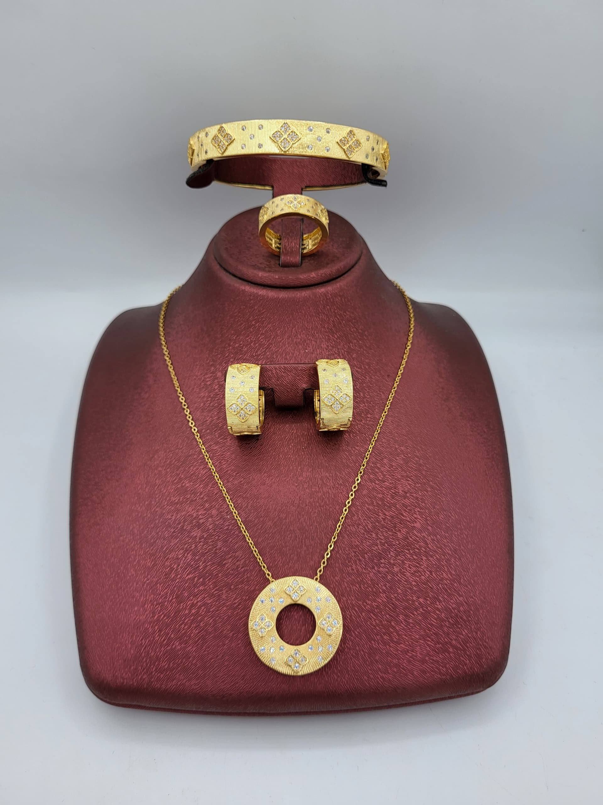 💛 Parure Or Prestige 4pcs — Roberto Coin ✨ طقم ذهبي بريستيج ✨