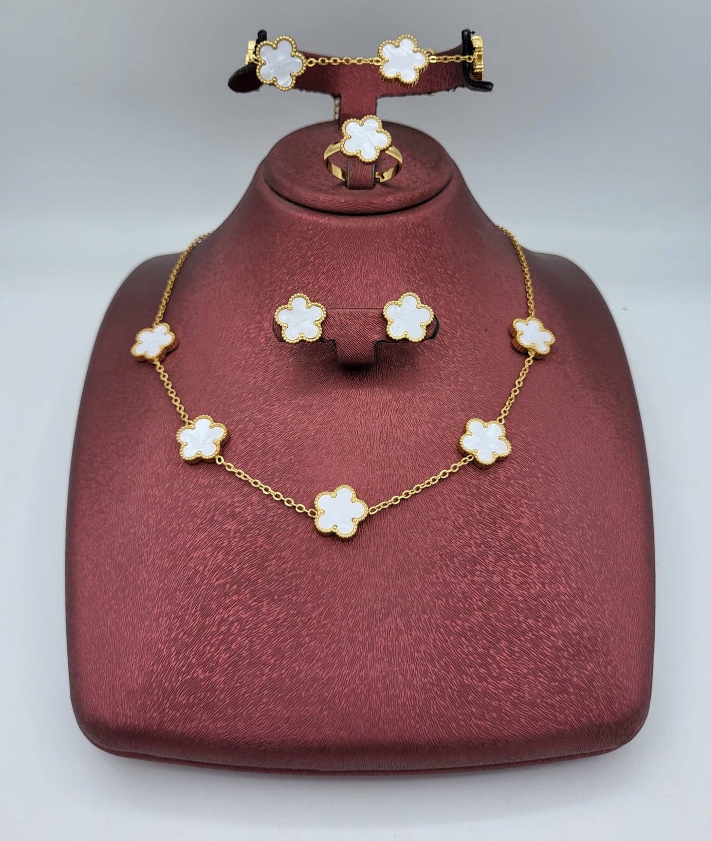 🍀✨ Parure Van Cleef & Arpels Alhambra 4pcs ✨🍀 💎